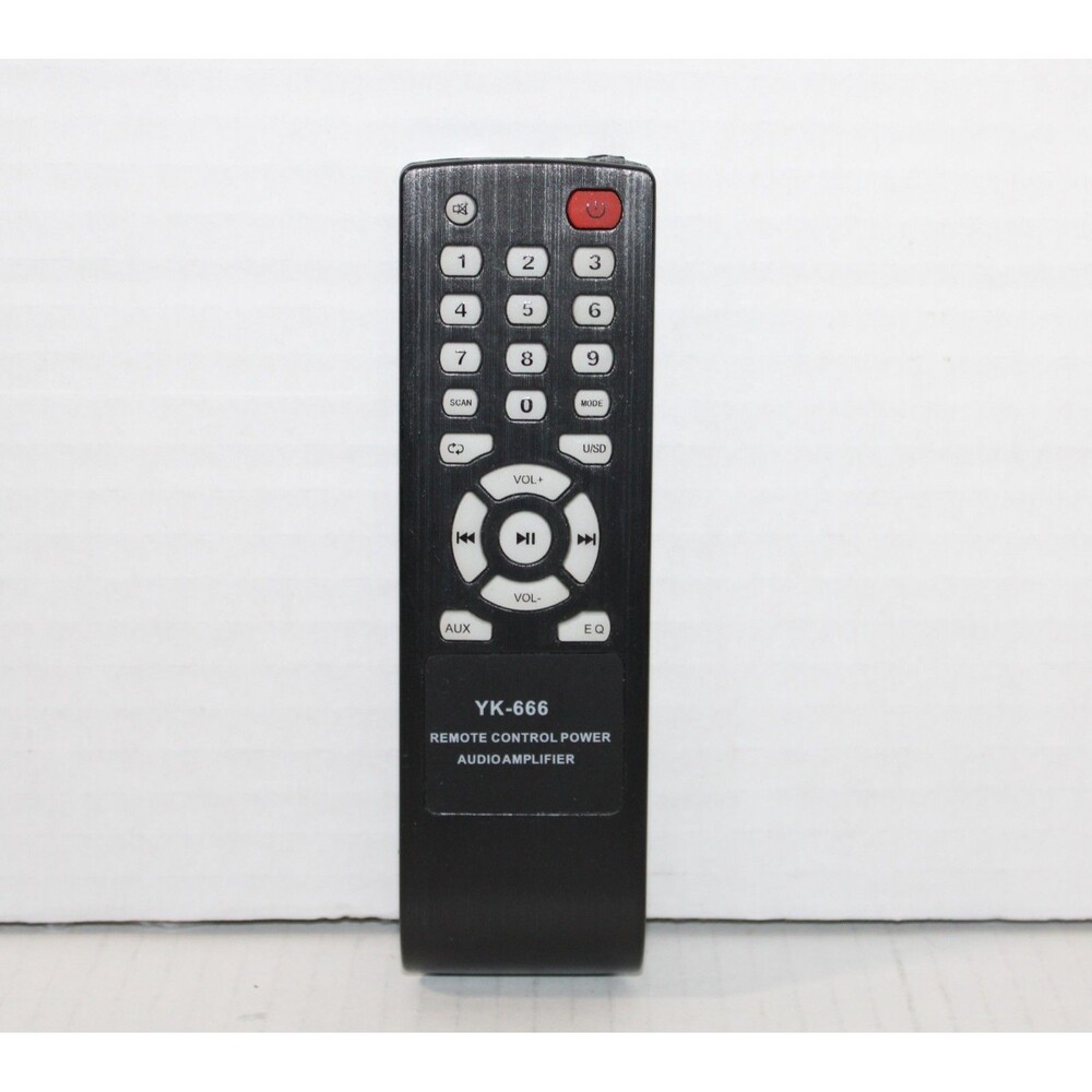 YK-666 Remote Control Power Audio Amplifier Tested Working